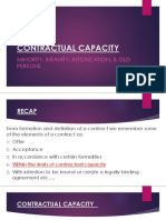 Law 251 Contractual Capacity