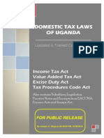 Domestic Tax Laws of Uganda 2016. Updated and Tracked Compendium. 