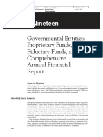 Nineteen: Governmental Entities: Proprietary Funds, Fiduciary Funds, and Comprehensive Annual Financial