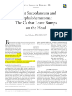 Cephalohematoma, Caput