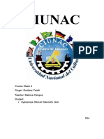 Ciunac: Course: Basic 4: Gustavo Cerati Teacher: Melissa Campos: Ayarquispe Gómez Giancarlo Jack