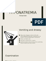 Hyponatremia: Michael Tobin