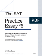 SAT 6 Practice Essay