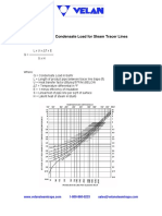 Calculating Condensate Load For Steam Tracer Lines