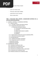 Tema 3 Juan Luis Yuste Educacion Fisica Infantil 3 PDF