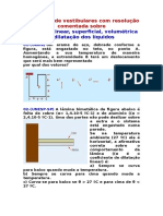 Exercicios Dilatação Linear, Superficial, Volumétrica e Dilatação Dos Líquidos