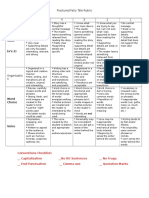 Fractured Fairy Tale Rubric