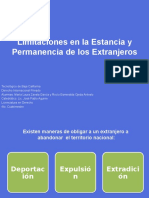 Limitaciones para La Permanencia y Estancia de Extranjeros