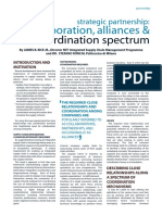 Collaboration, Alliances &: The Coordination Spectrum