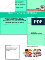 Elaboración de Una Guía para La Rehabilitación Basada en La Comunidad.