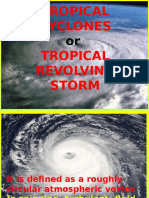 Tropical Cyclones or Trs