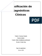 Clasificación de Diagnosticos