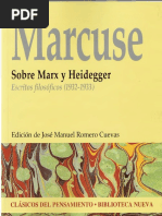 MARCUSE, Herbert - Sobre Marx y Heidegger. Escritos Filosoficos (1932-1933) PDF