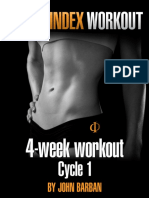 Venus Index Workout Cycle 1