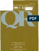 Winter 1981-1982 Quarterly Review - Theological Resources For Ministry