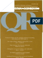 Winter 1985-1986 Quarterly Review - Theological Resources For Ministry