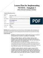 Lesson Plan For Implementing NETS - S-Template I: (More Directed Learning Activities)