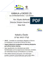 Kabala y Exodo 25