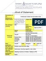 Method of Statement (Staircase)