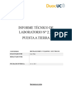 Informe Puesta Tierra