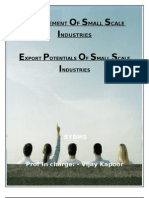 Export Potentials of Small Scale Industries