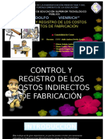 Control y Registros de Los Costos Indirectos de Fabricacion