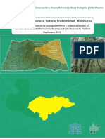 Ficha Reserva de Biosfera Trifinio Fraternidad Honduras