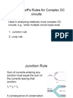 Kirchoff Rule