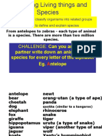 CHALLENGE: Can You and Your: Partner Write Down An Animal/plant Species For Every Letter of The Alphabet Eg. Ntelope