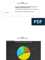 Unit Plan Summative Assessment Analysis