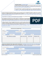 Formulario para Reclamar Ante Aesa3