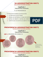 Providencia Administrativa 00071