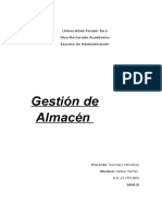 Ejemplo Gestión de Almacen