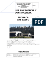 Formato Plan de Emergencia y Contingencia 2015