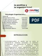 Psicología Positiva y Psicología Organizacional Positiva