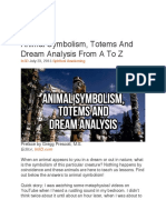 Animal Symbolism - toteMS.dream Analysis..a To Z