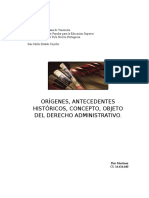 Origen de Derecho Administrativo