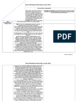 Texas Wesleyan University Lesson Plan: Domain-Dimensions