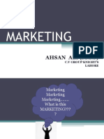 Marketing: Ahsan Ali (M.I.S)