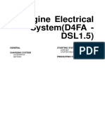 Engine Electrical System (D4FA - DSL1.5) : General Charging System Starting System