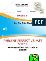 Ayuda Semana 5 Present Perfect Vs Simple Past