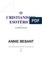 Annie Besant - o - Cristianismo - Esoterico