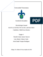 Manual de - MICROBIOLOGIA Equipo 4