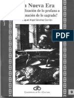 La Nueva Era Sacralizacion de Lo Profano o Profanacion de Lo Sagrado Miguel Angel Sanchez Carrion PDF