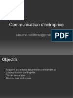 Cours Communication Entreprise