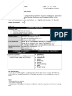 Density Tower Lesson Plan