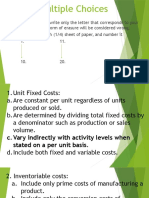 Multiple Choices - Quiz - Chapter 1-To-3