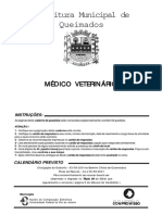 S Pref Queimados RJ Medico Veterinario Prova