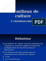 An2 Microbiologie TP Les Milieux de Culture