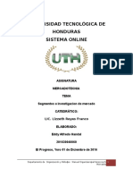 Tarea de Segmentos e Investigacion de Mercado Eddy Handal